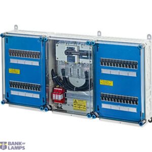 HENSEL PV- generator junction box with surge protection device 24xPV string with fuses for 1xinverter input