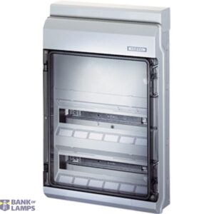 HENSEL KV 90 circuit-breaker box 36 modules 2-row + 1 DIN rail