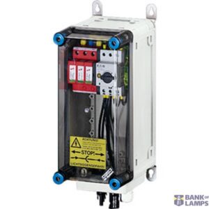 HENSEL PV- generator junction box with surge protection device 2xPV string for 1xinverter input with disconnect switch