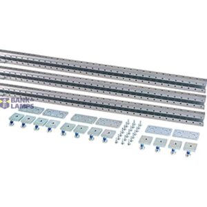 HENSEL Mi U profiel Montage rail L=3x 2000 mm + railverbinders en schroeven