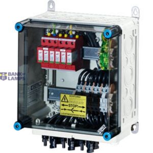 HENSEL PV- generator junction box with surge protection device 2xPV-String on 2x inverter input